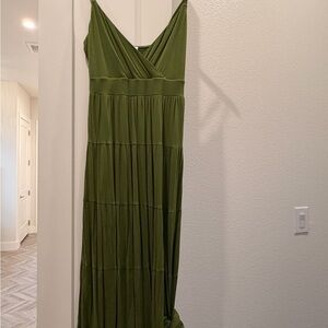 Spense Olive Maxi Dress